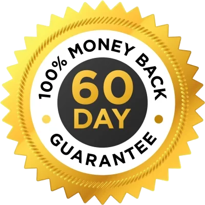 LipoFit 60-day money back guarantee badge
